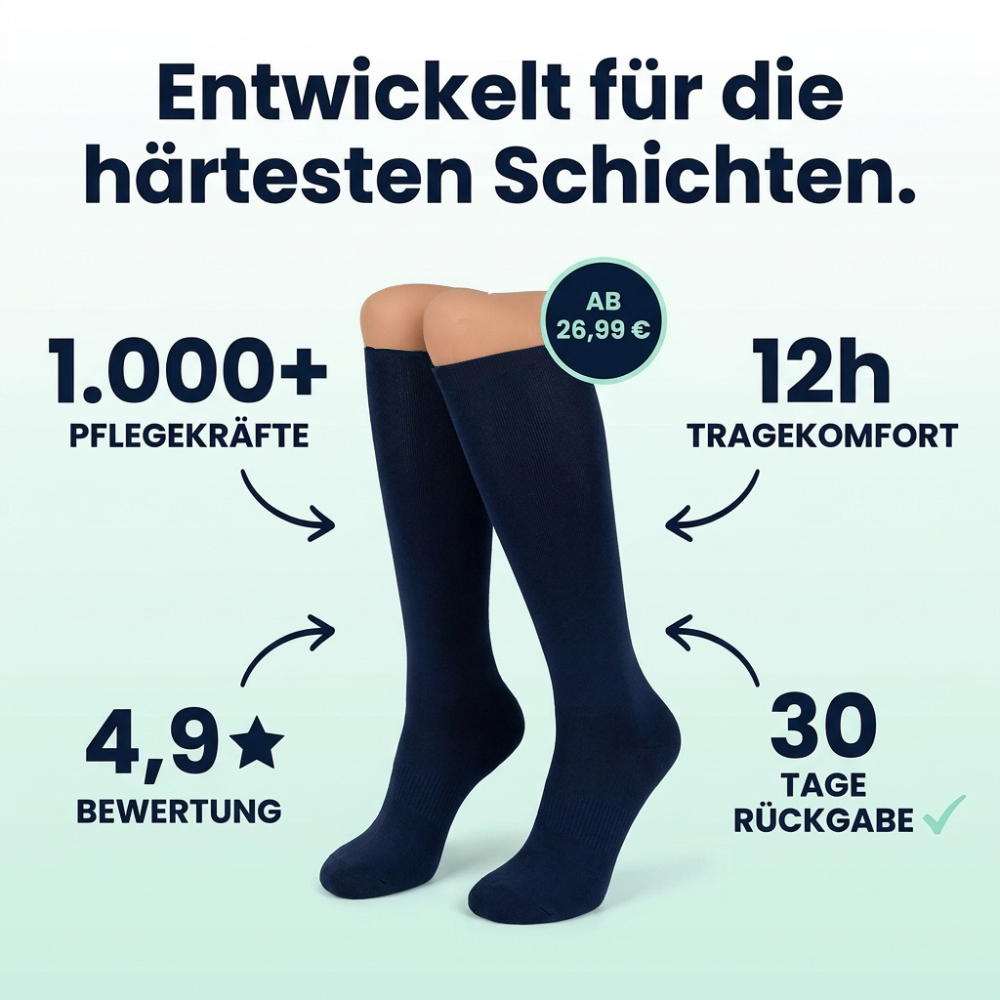 Venofly´s Kompressionssocken für Pflegepersonal